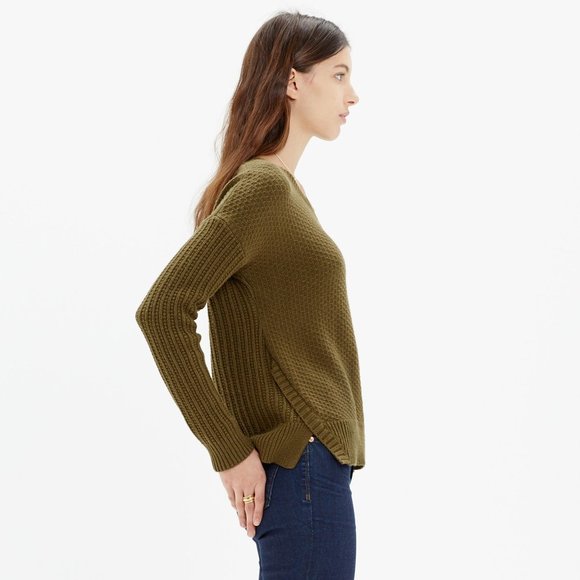 madewell green sweater